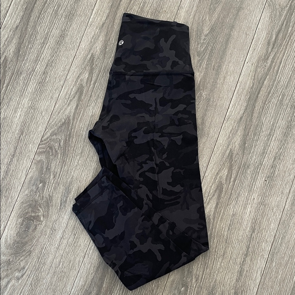 lululemon Black Camouflage Leggings